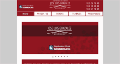 Desktop Screenshot of aluminiosjoseluisgonzalez.com